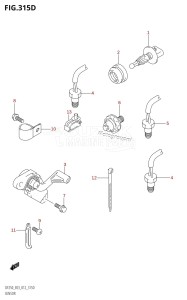 DF225T From 22503F-210001 (E03)  2012 drawing SENSOR (DF225Z:E03)