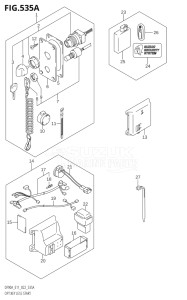 07003F-240001 (2022) 70hp E11 E40-Gen. Export 1-and 2 (DF70AT  DF70ATH  DF70ATH) DF70A drawing OPT:KEY LESS START (SEE NOTE)