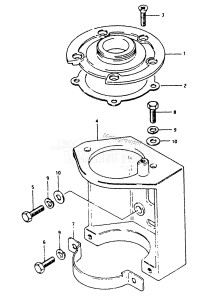 DT35 From 4001-200001 ()  1982 drawing UPPER OIL SEAL HOUSING