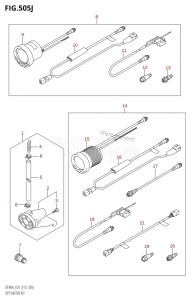 DF90A From 09003F-310001 (E01 E40)  2013 drawing OPT:METER KIT (DF90ATH:E01)