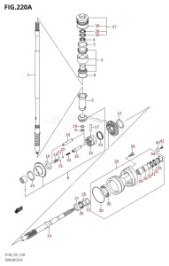 DF300Z From 30001Z-780001 (E03)  2007 drawing TRANSMISSION (DF300T)