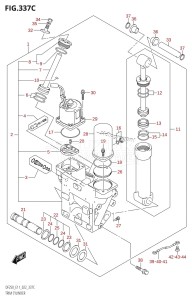 DF250Z From 25003Z-240001 (E11 E40)  2022 drawing TRIM CYLINDER (X-TRANSOM,XX-TRANSOM)