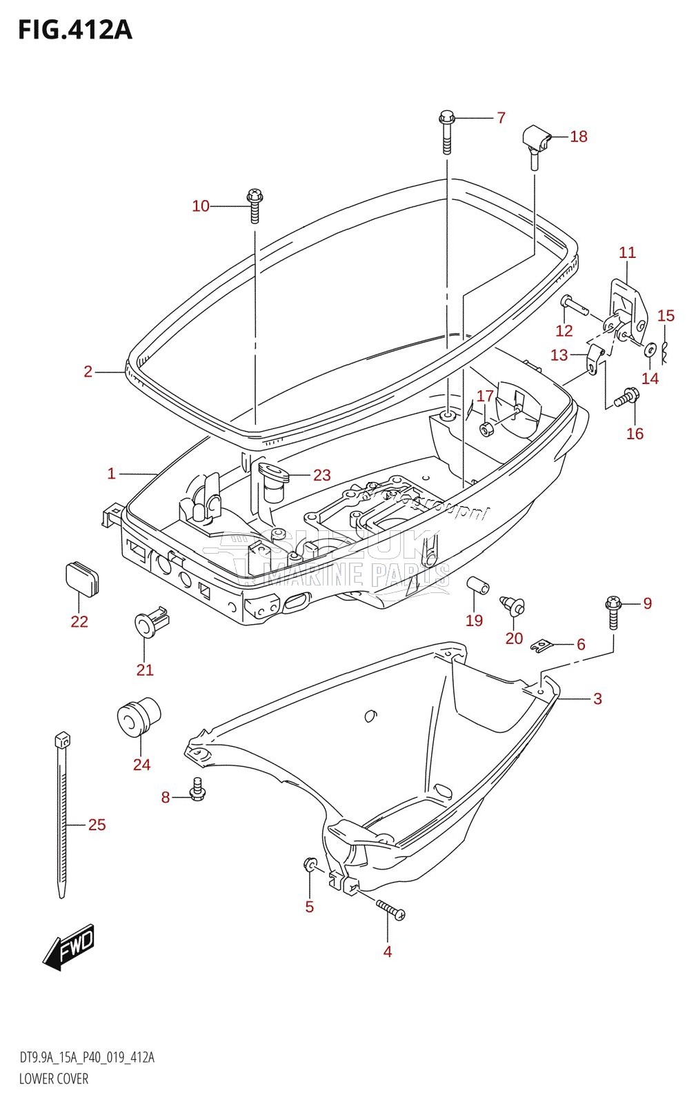 LOWER COVER (DT9.9A:P36,DT9.9A:P81,DT15A:P36,DT15A:P81)