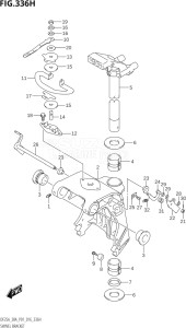 03003F-610001 (2016) 30hp P01 P40-Gen. Export 1 (DF30A  DF30AQ  DF30AR  DF30AT  DF30ATH  DT30  DT30R) DF30A drawing SWIVEL BRACKET (DF30ATH:P01)