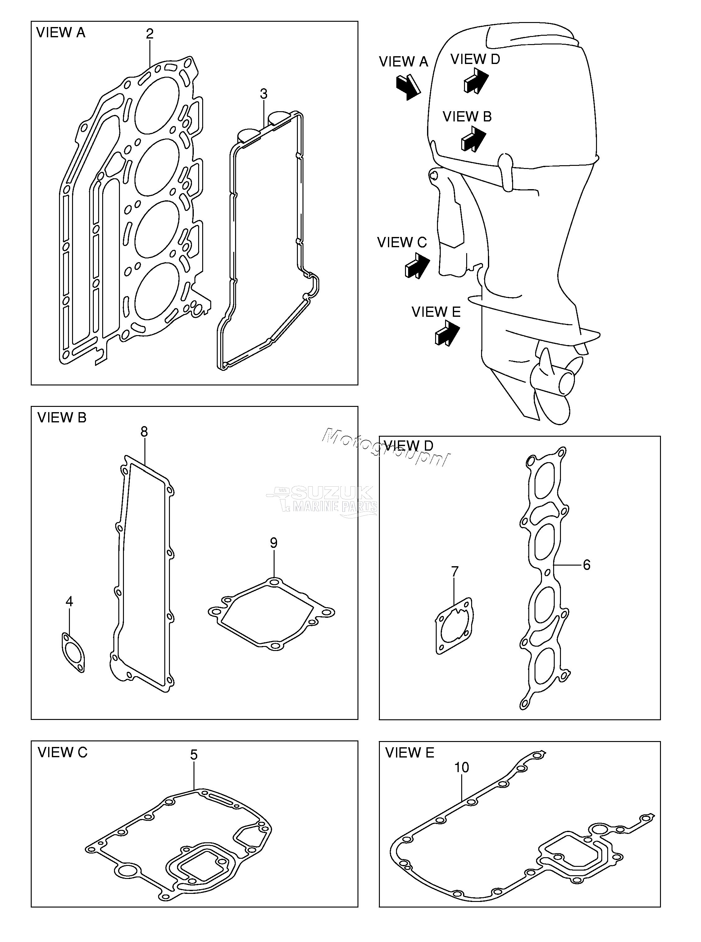 OPT:GASKET SET