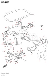 DF100B From 10004F-340001 (E01 E40)  2023 drawing SIDE COVER (DF90AWQH)