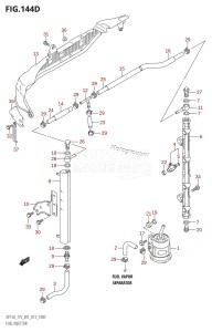 DF175T From 17502F-310001 (E01 E40)  2013 drawing FUEL INJECTOR (DF150Z:E40)