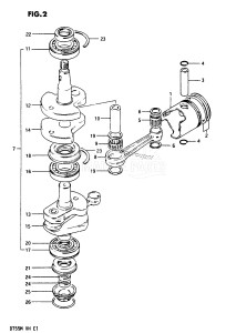 DT55 From 05502-702147 ()  1987 drawing CRANKSHAFT