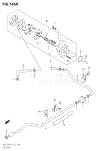 DF9.9A From 00994F-210001 (P01)  2012 drawing FUEL PUMP