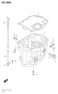 DF140A From 14003F-810001 (E11 E40)  2018 drawing OIL PAN (DF100AT,DF115AST)