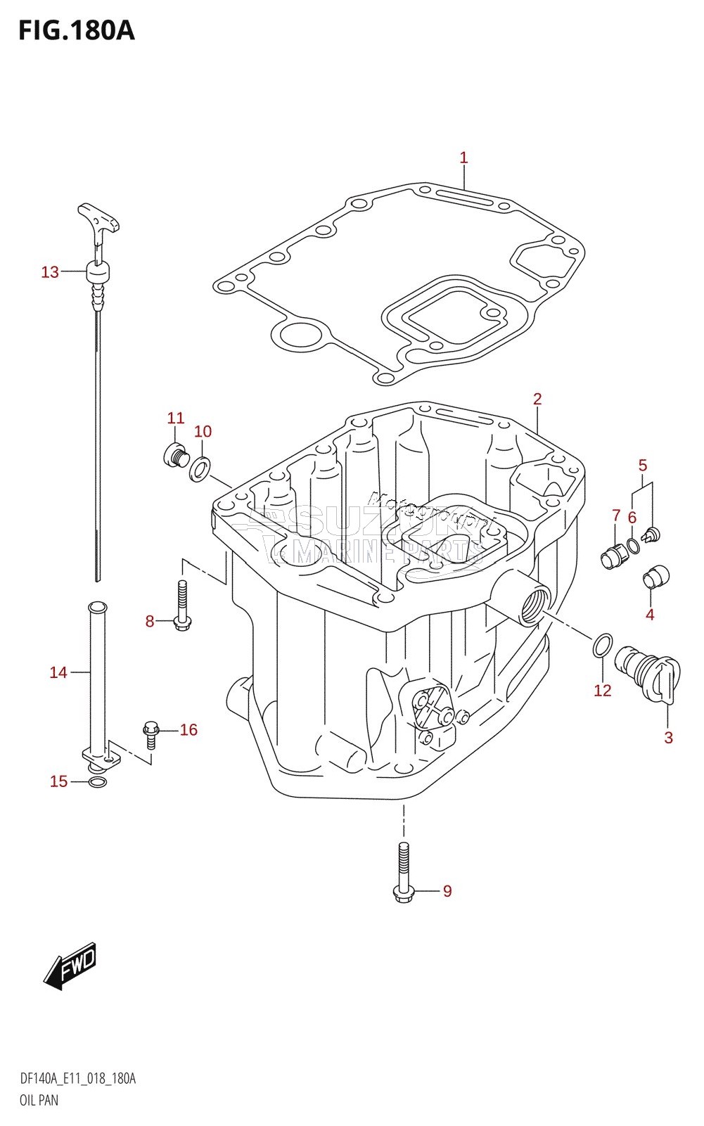 OIL PAN (DF100AT,DF115AST)