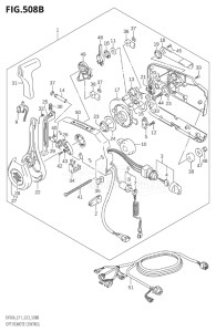 09003F-140001 (2021) 90hp E11 E40-Gen. Export 1-and 2 (DF90ATH    DF90AWQH  DF90AWQH   DF90AWQH    DF90AWQH) DF90A drawing OPT:REMOTE CONTROL (SEE NOTE)