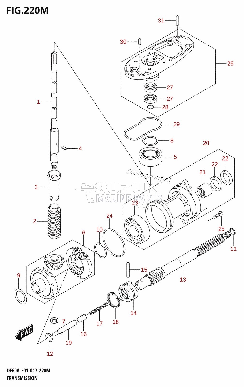 TRANSMISSION (DF60ATH:E40)