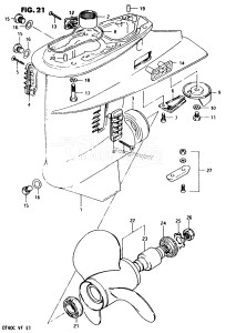 DT40 From 04003-401001 ()  1984 drawing GEAR CASE