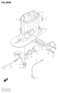 DF150Z From 15002Z-810001 (E03)  2018 drawing DRIVE SHAFT HOUSING (DF150Z,DF175Z)