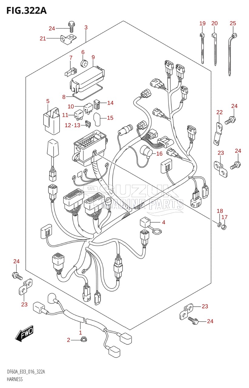 HARNESS (DF40A:E03)