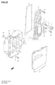 DF140 From 14001Z-510001 (E01 E40)  2005 drawing RECTIFIER