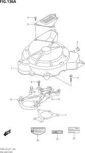 04003F-910001 (2019) 40hp E03-USA (DF40AT) DF40A drawing RING GEAR COVER