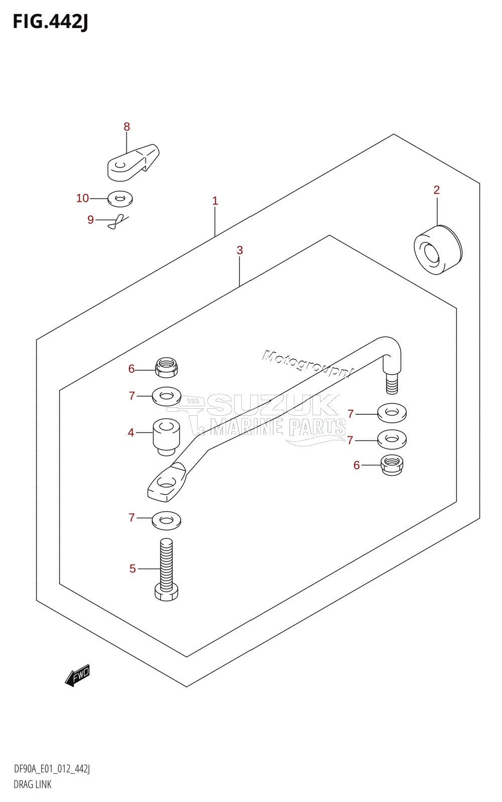 DRAG LINK (DF90ATH:E01)