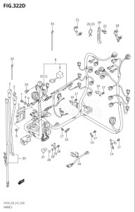 25004F-310001 (2013) 250hp E03-USA (DF250ST) DF250ST drawing HARNESS (DF225Z:E03)