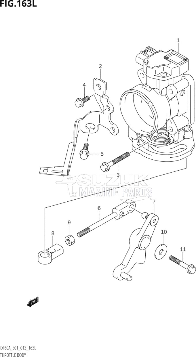 THROTTLE BODY (DF60ATH:E01)