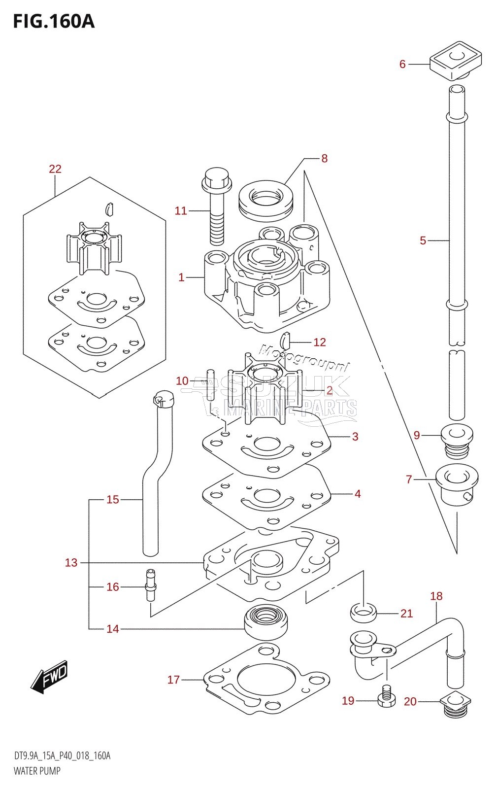 WATER PUMP (P36,P81)