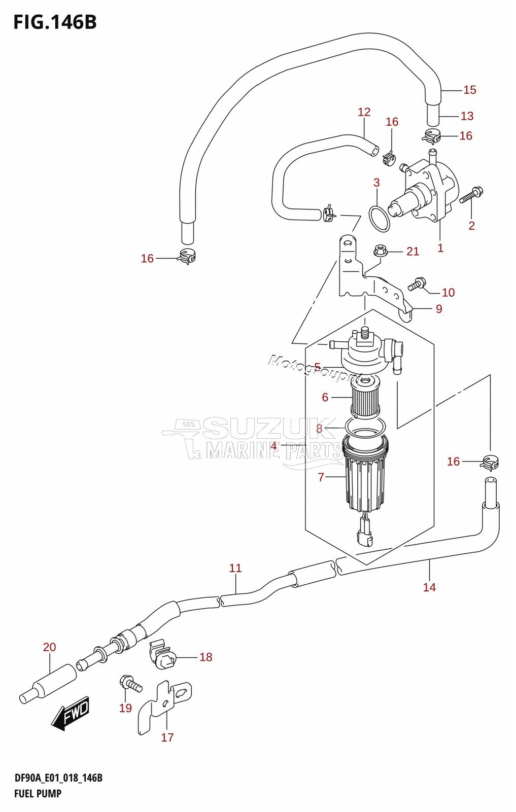 FUEL PUMP (DF100B)