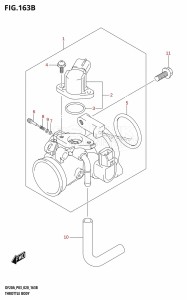 DF9.9B From 00995F-040001 (E03 P03)  2020 drawing THROTTLE BODY (DF9.9BT,DF20AT)