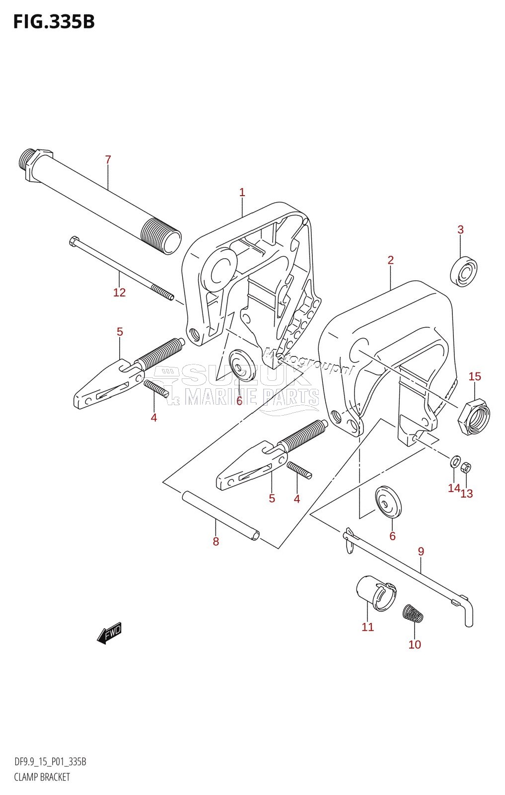 CLAMP BRACKET (K5,K6,K7,K8,K9,K10,011)