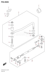 DF100A From 10003F-510001 (E03)  2015 drawing DRAG LINK