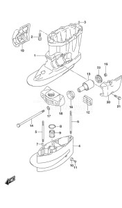 DF 90A drawing Drive Shaft Housing