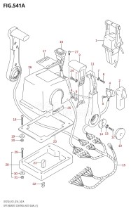 DF225Z From 22503Z-610001 (E01 E40)  2016 drawing OPT:REMOTE CONTROL ASSY DUAL (1)