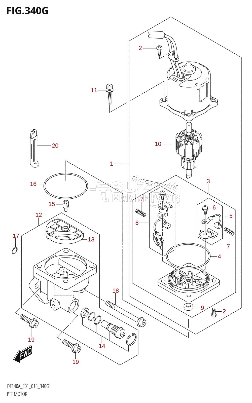 PTT MOTOR (DF140AT:E40)