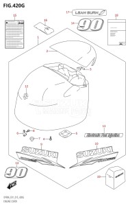 08002F-510001 (2005) 80hp E40 E01- (DF80A) DF80A drawing ENGINE COVER (DF90A:E01)