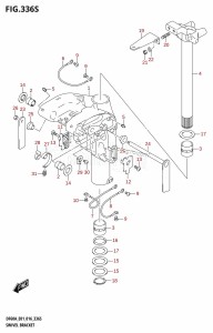 DF50A From 05003F-610001 (E01)  2016 drawing SWIVEL BRACKET (DF60AVT:E40)