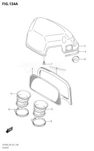 DF250 From 25005F-240001 (E40)  2022 drawing SILENCER