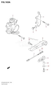 DF80A From 08001F-980001 (E01 E40)  2009 drawing THROTTLE BODY