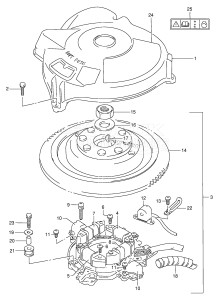 DT90 From 09001-651001 ()  1996 drawing MAGNETO (MODEL:90~00)