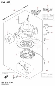 DF30A From 03003F-510001 (P01 P40)  2015 drawing RECOIL STARTER (DF25AR:P01)