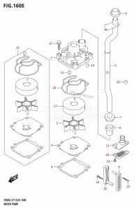 DF50AT From 05003F-440001 (E01 - E11)  2024 drawing WATER PUMP (DF60AVTH)