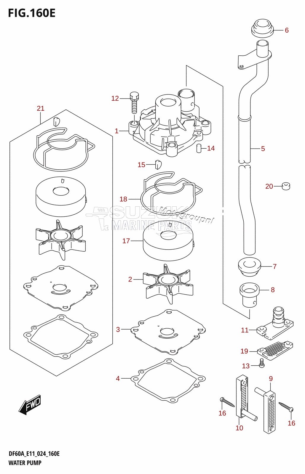 WATER PUMP (DF60AVTH)