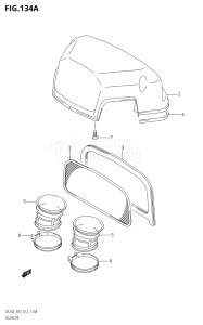 20002Z-210001 (2012) 200hp E03-USA (DF200Z) DF200Z drawing SILENCER