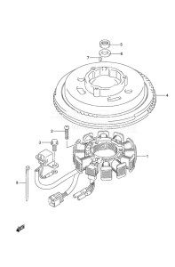 DF 9.9A drawing Magneto w/Remote Control