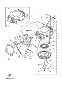 F15A drawing STARTER MOTOR