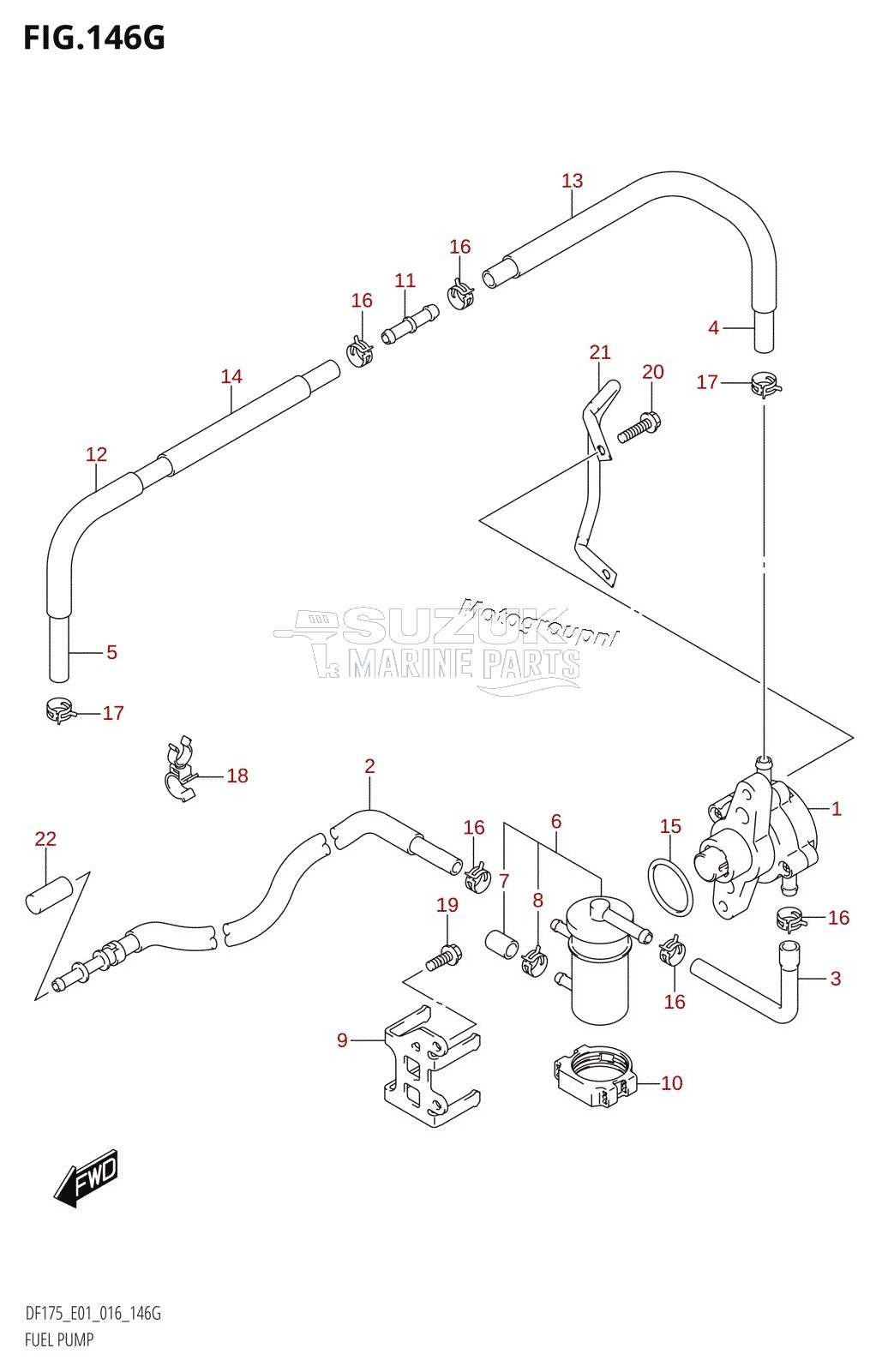 FUEL PUMP (DF150ZG:E01)