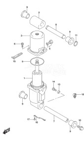 Outboard DF 115A drawing Trim Cylinder