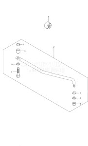 Outboard DF 9.9 drawing Drag Link w/Remote Control