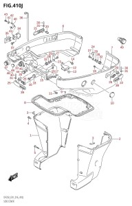 DF200 From 20002F-610001 (E01 E40)  2016 drawing SIDE COVER (DF250T:E01)