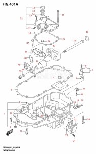 DF225T From 22503F-810001 (E01 E40)  2018 drawing ENGINE HOLDER