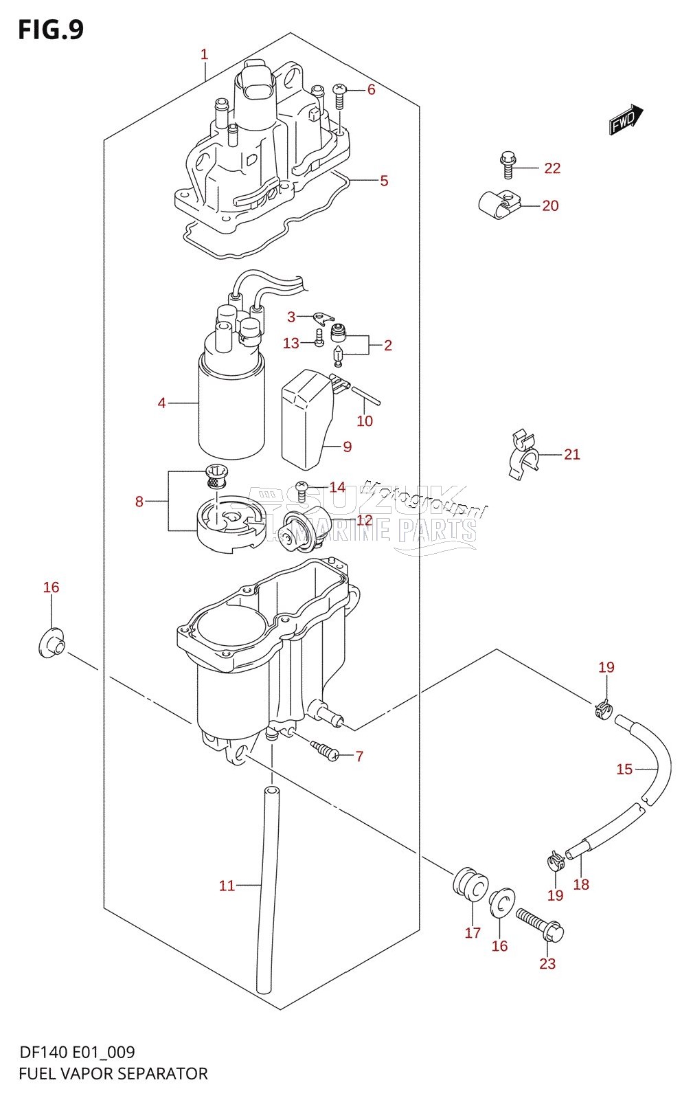 FUEL VAPOR SEPARATOR